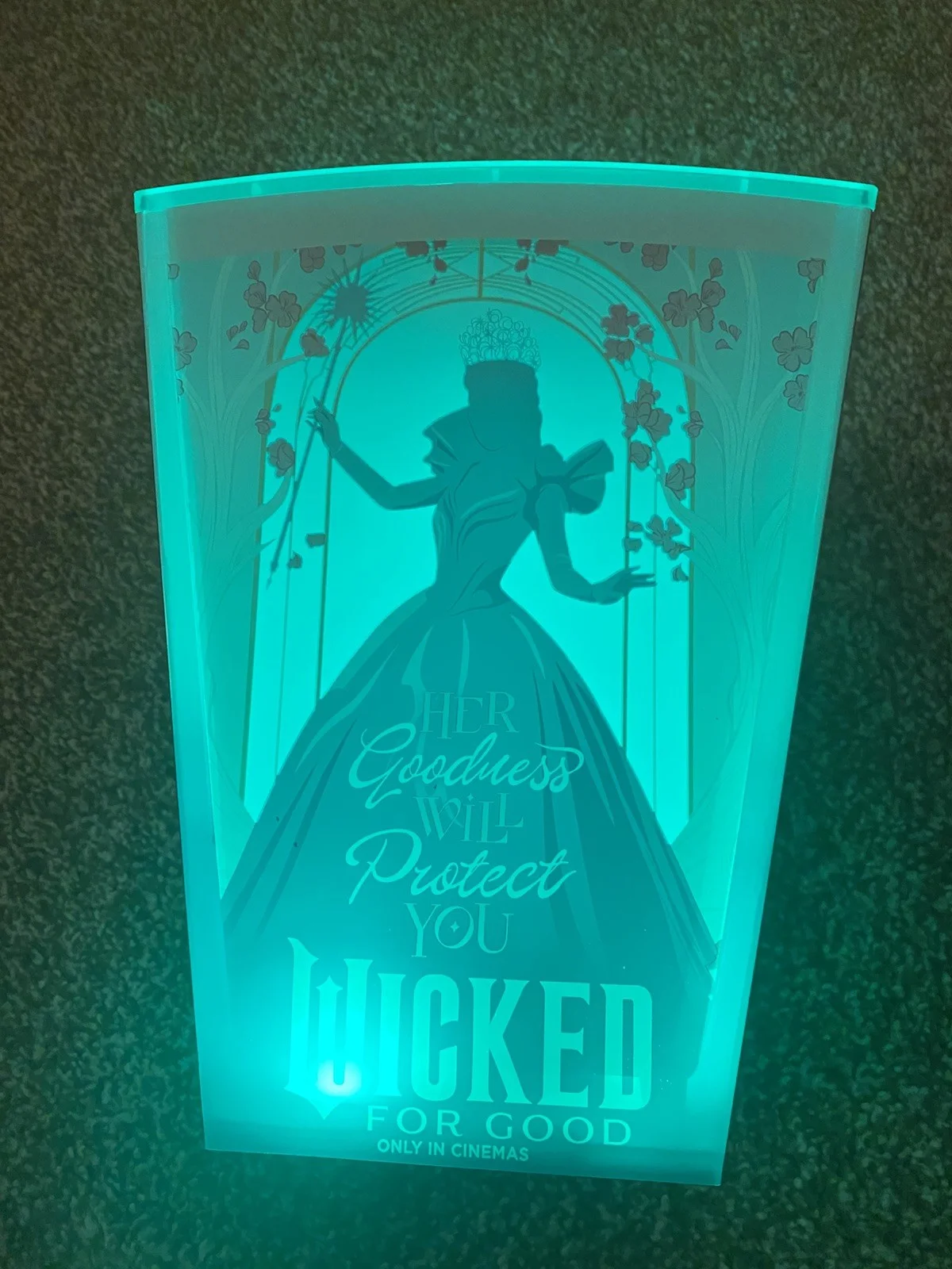 Cineworld Wicked For Good LED Light Up Limited Edition Popcorn Bucket BRAND NEW, image 4