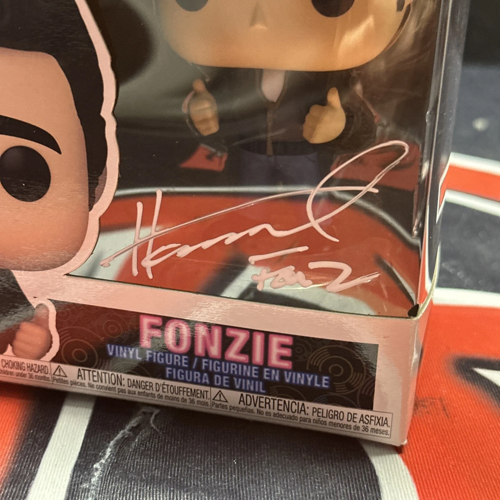 Henry Winkler — Henry Winkler Autographed Fonzie Funko Pop w/ Inscription Happy Days Steiner CX, изображение 2