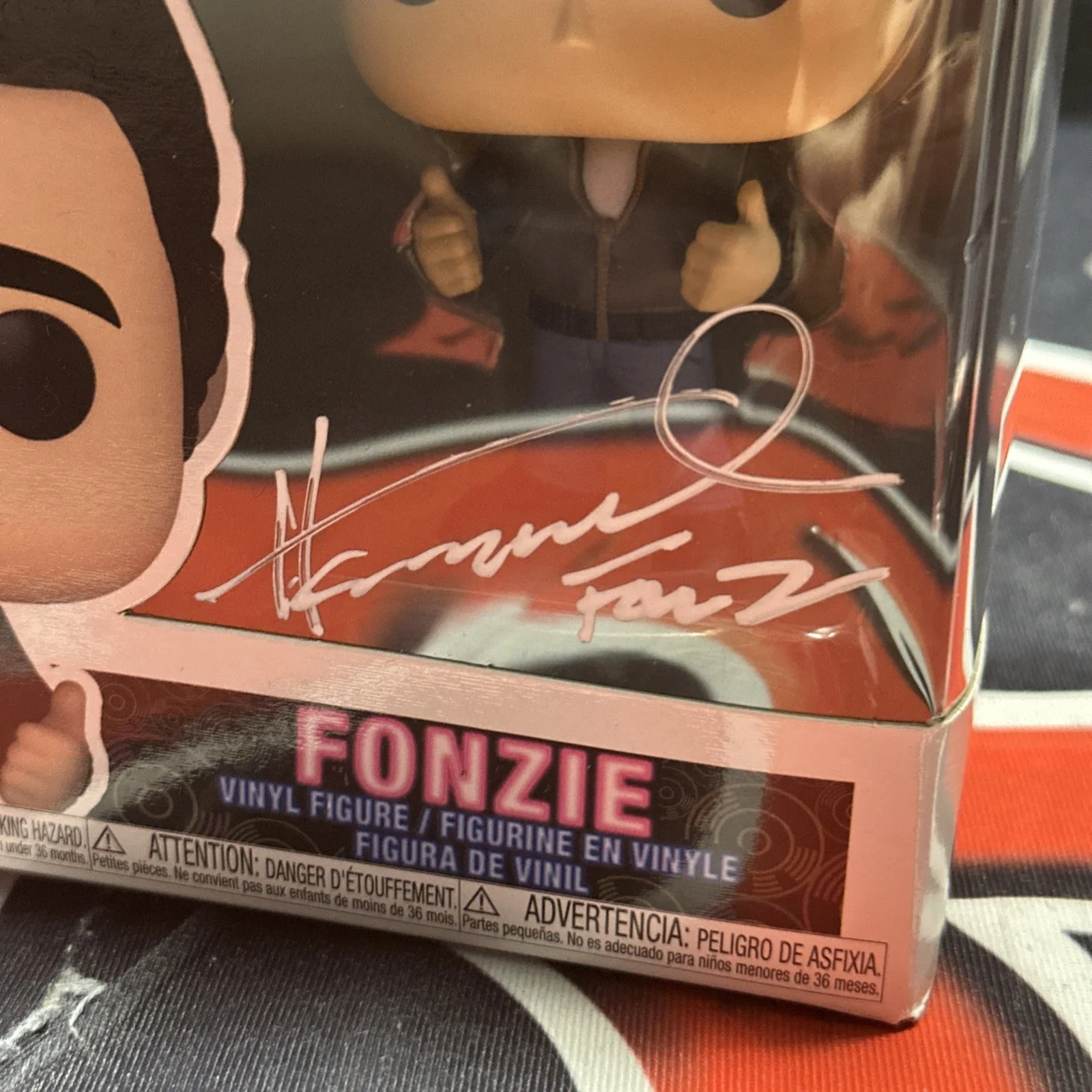 Henry Winkler — Henry Winkler Autographed Fonzie Funko Pop w/ Inscription Happy Days Steiner CX, изображение 2
