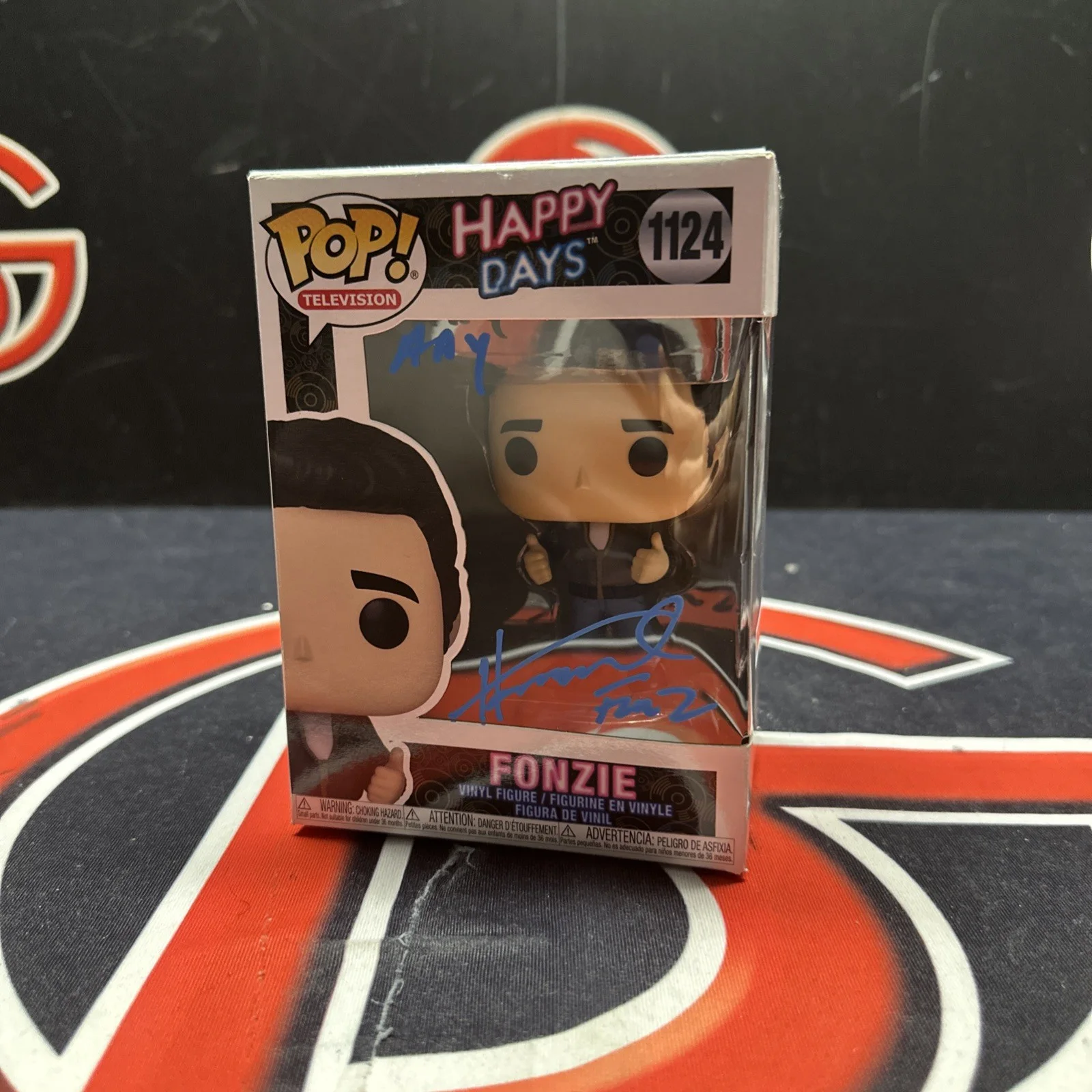 Henry Winkler — Henry Winkler Autographed Fonzie Funko Pop w/ Inscription Happy Days Steiner CX