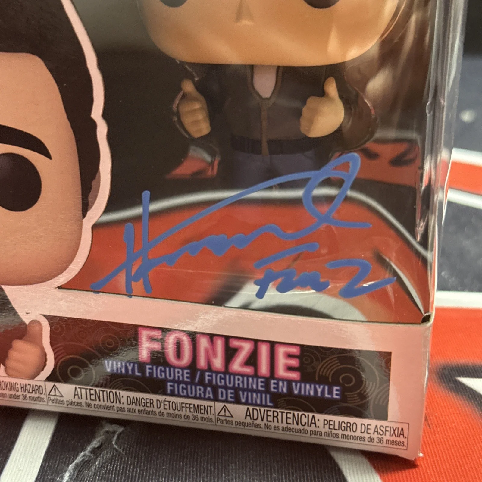 Henry Winkler — Henry Winkler Autographed Fonzie Funko Pop w/ Inscription Happy Days Steiner CX, изображение 2