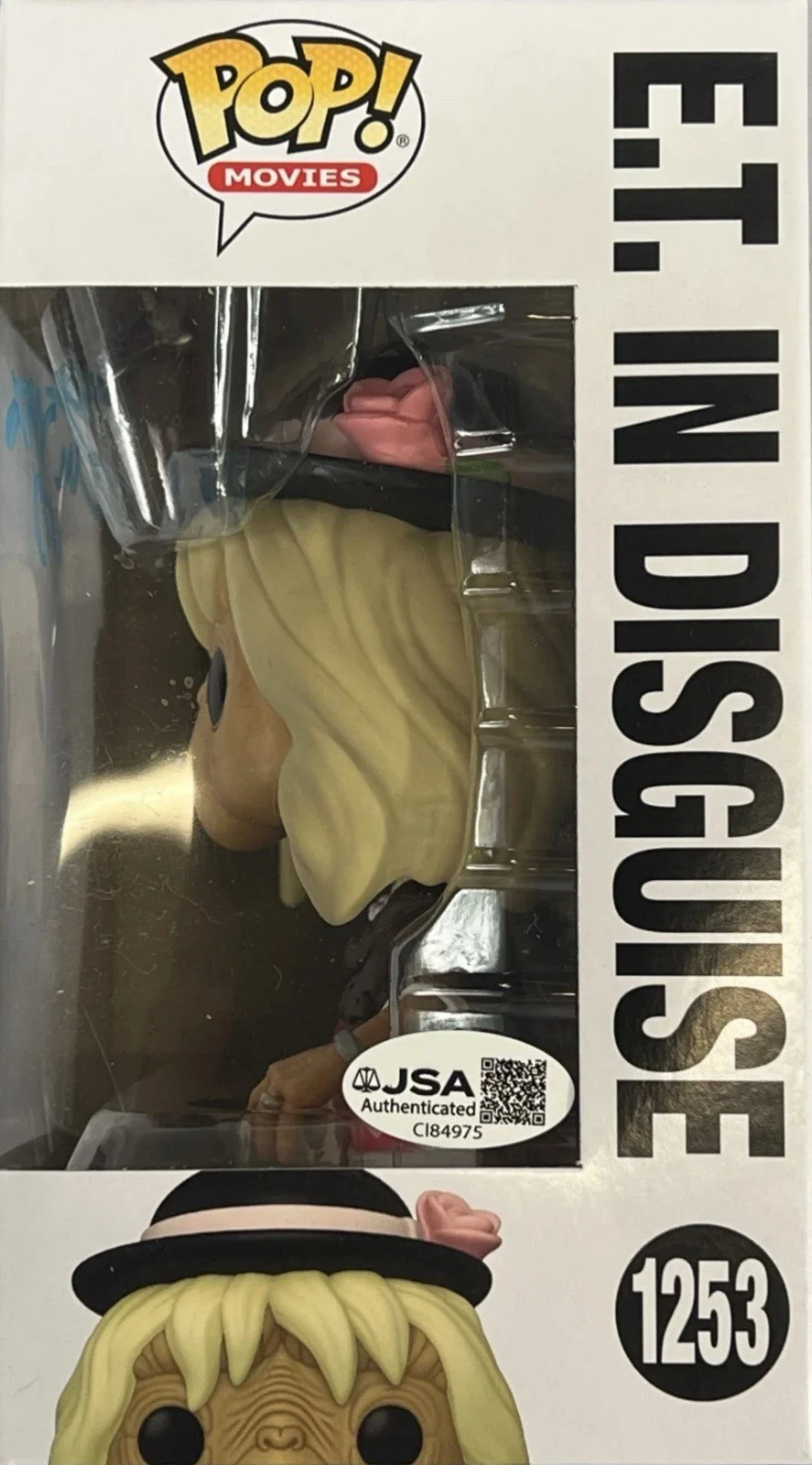 Matthew DeMeritt — Matthew DeMeritt autographed signed inscribed Funko Pop #1253 E.T JSA, image 2