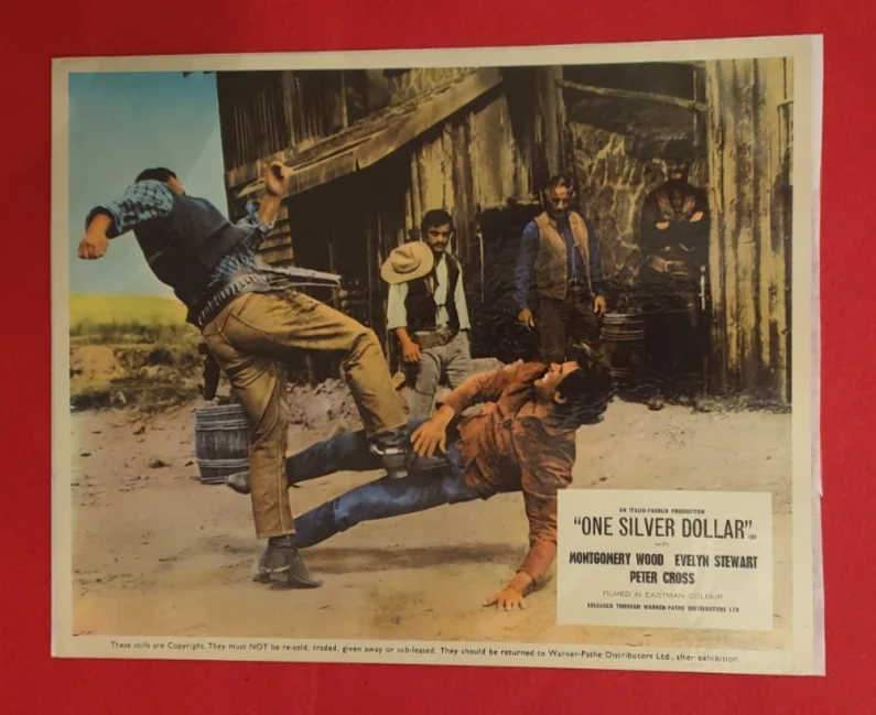 One Silver Dollar (1955) Set of 5 Original 10x8 Press Photos–Vintage Film Stills, изображение 3