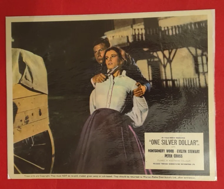 One Silver Dollar (1955) Set of 5 Original 10x8 Press Photos–Vintage Film Stills, изображение 4