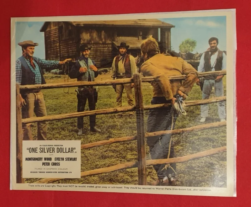 One Silver Dollar (1955) Set of 5 Original 10x8 Press Photos–Vintage Film Stills, изображение 5