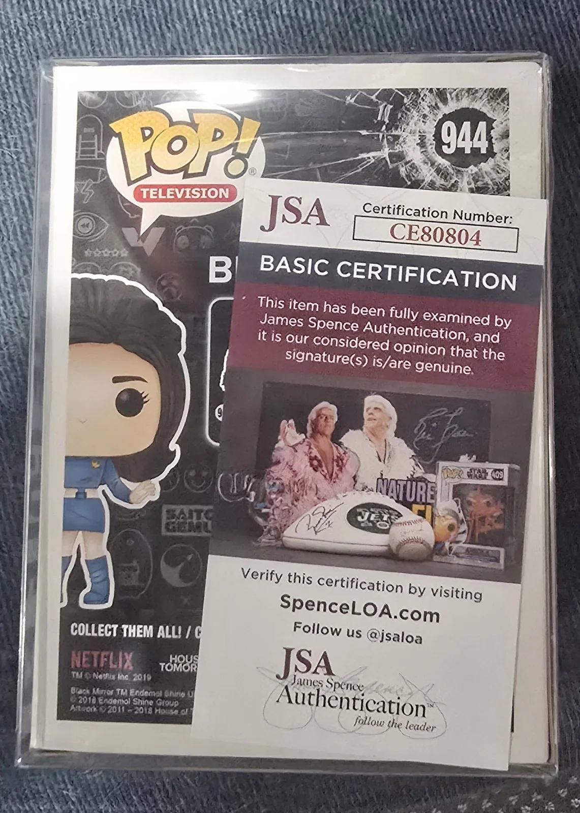 Cristin Milioti — Cristin Millet Signed Nanette Cole Black Mirror Funko #944 JSA USS Callister, image 3