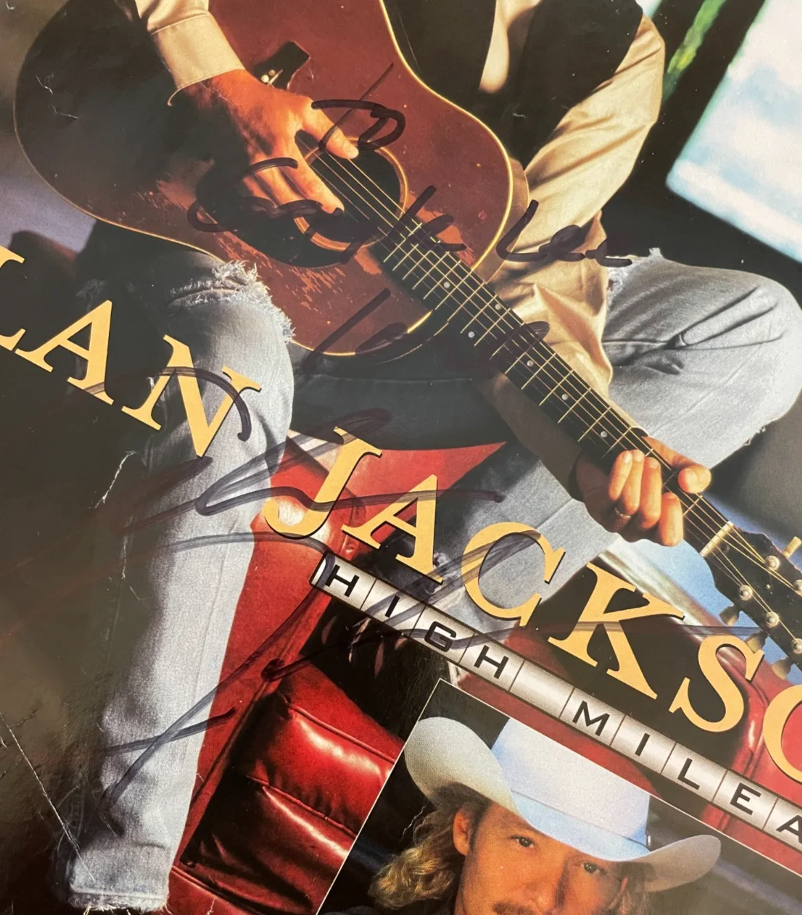 Alan Jackson Signed Autograph cut Magazine Cover Country Music Hall of Fame, изображение 2