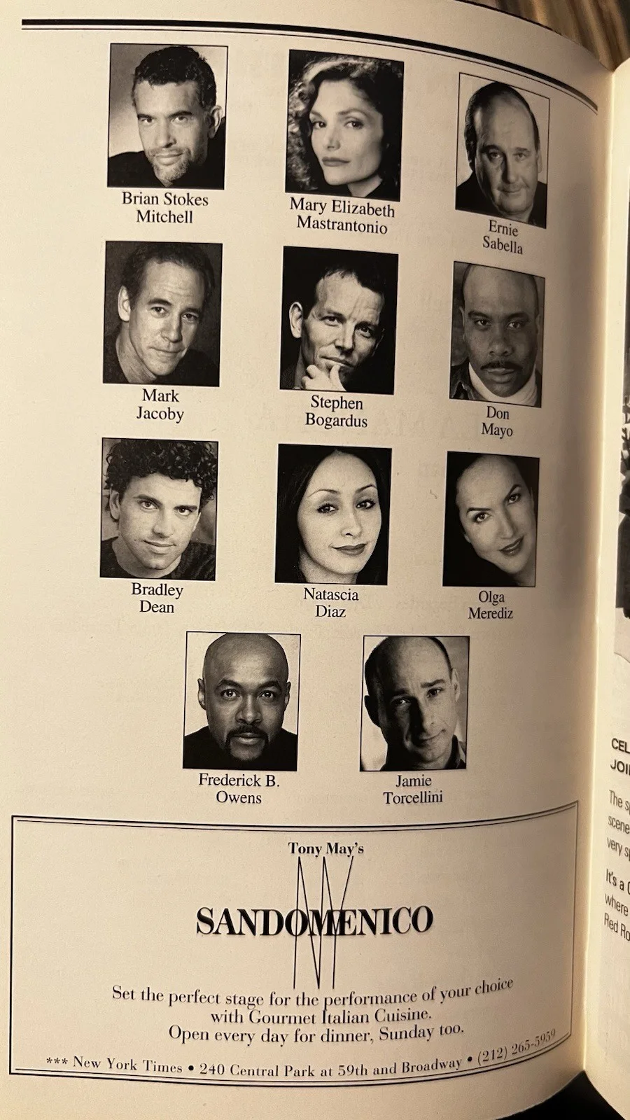 Cast Signed MAN OF LA MANCHA Broadway Playbill Stokes, Mastrantonio, Sabella, изображение 3