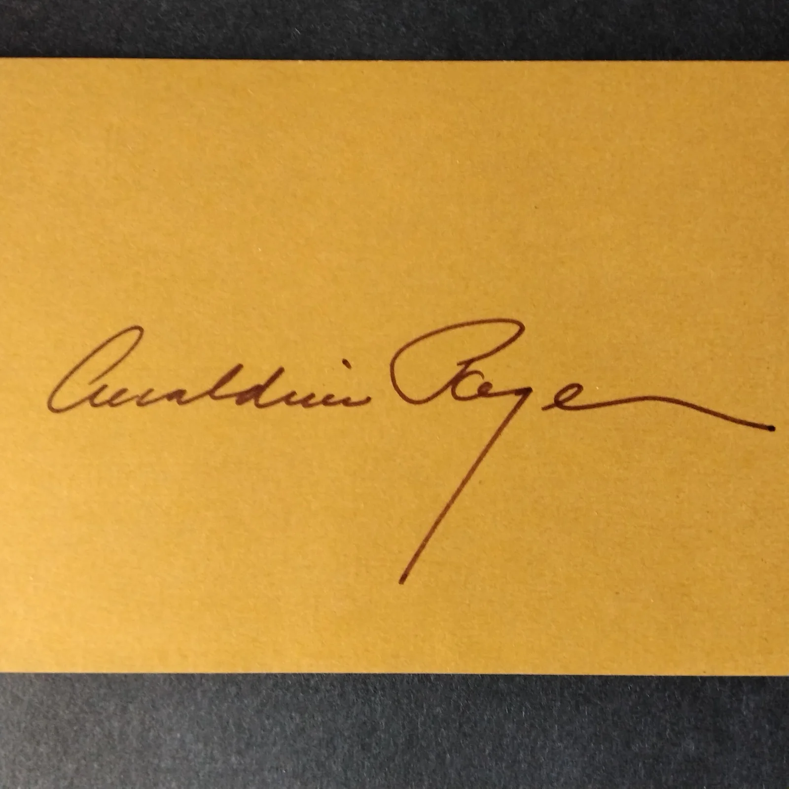 Geraldine Page Signed Card Photo Film Actress Sweet Bird of Youth Trip Bountiful, изображение 4