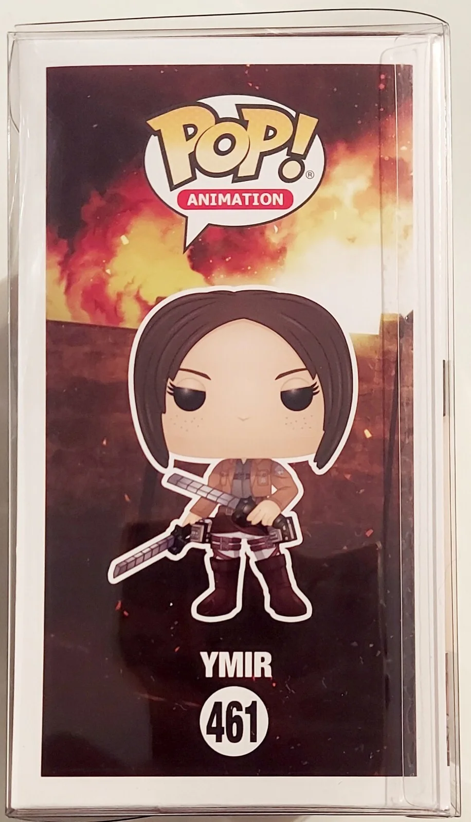 ELIZABETH MAXWELL SIGNED AUTOGRAPHED FUNKO POP 461 ATTACK ON TITAN YMIR JSA COA, image 3