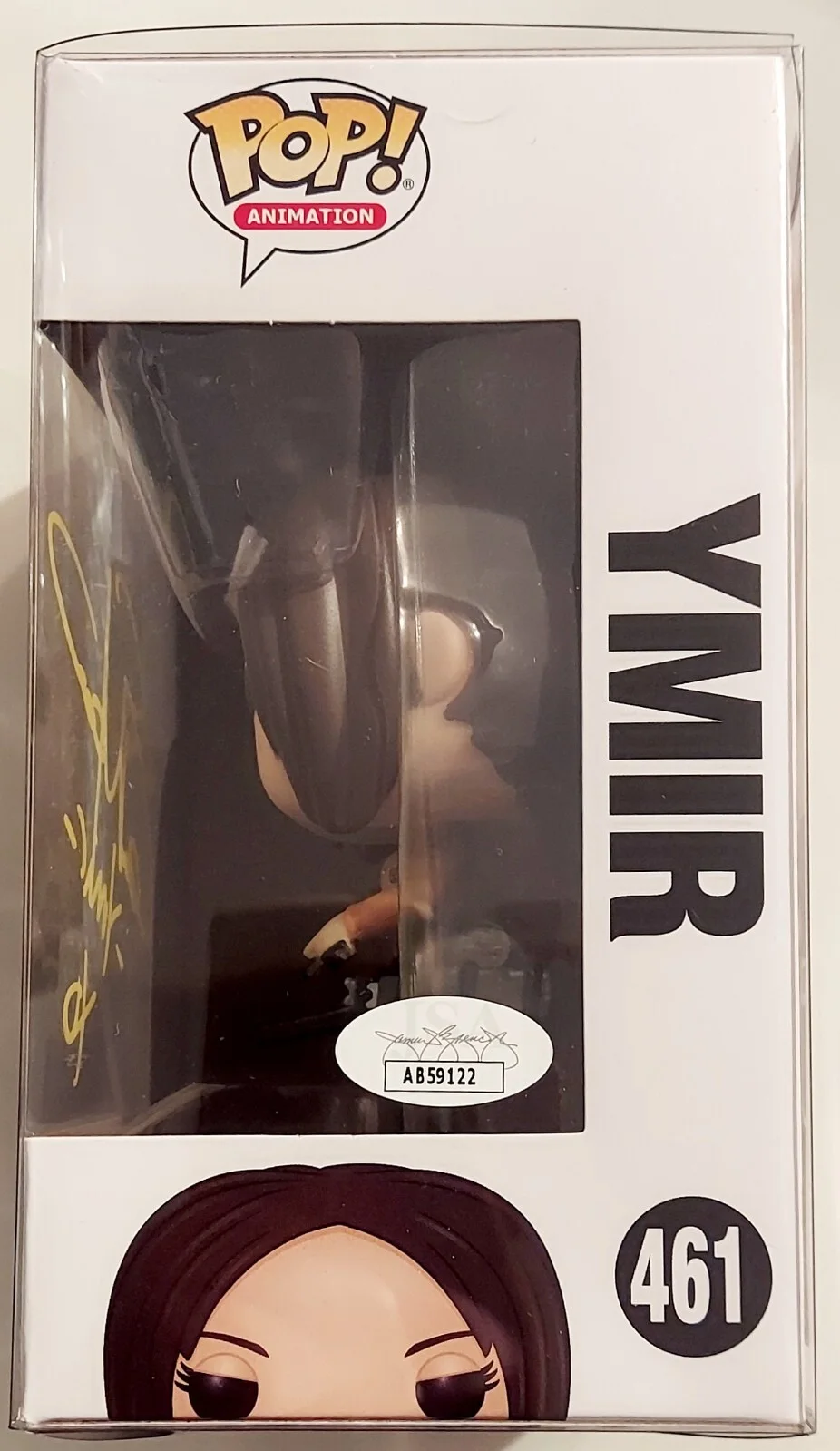 ELIZABETH MAXWELL SIGNED AUTOGRAPHED FUNKO POP 461 ATTACK ON TITAN YMIR JSA COA, image 4