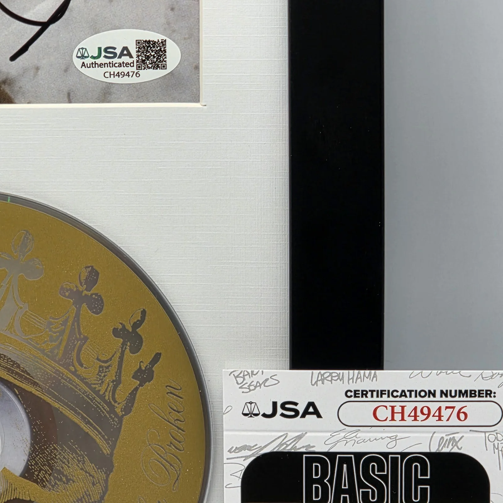 Jelly Roll Signed Beautifully Broken Framed CD JSA Liar I Am Not Okay, image 2