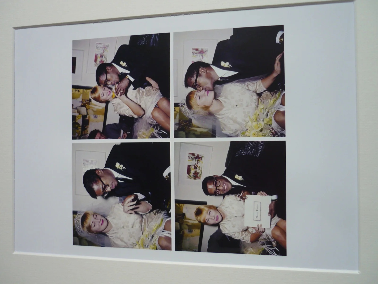 Framed 14x11 Poster Film Wedding May Britt sammy davis junior's montage, изображение 2