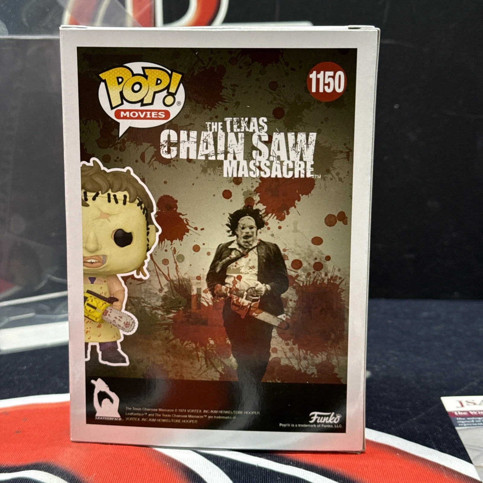 Andrew Bryniarski — Andrew Bryniarski Signed Texas Chainsaw Massacre Leatherface Funko Pop #1150 JSA, изображение 4