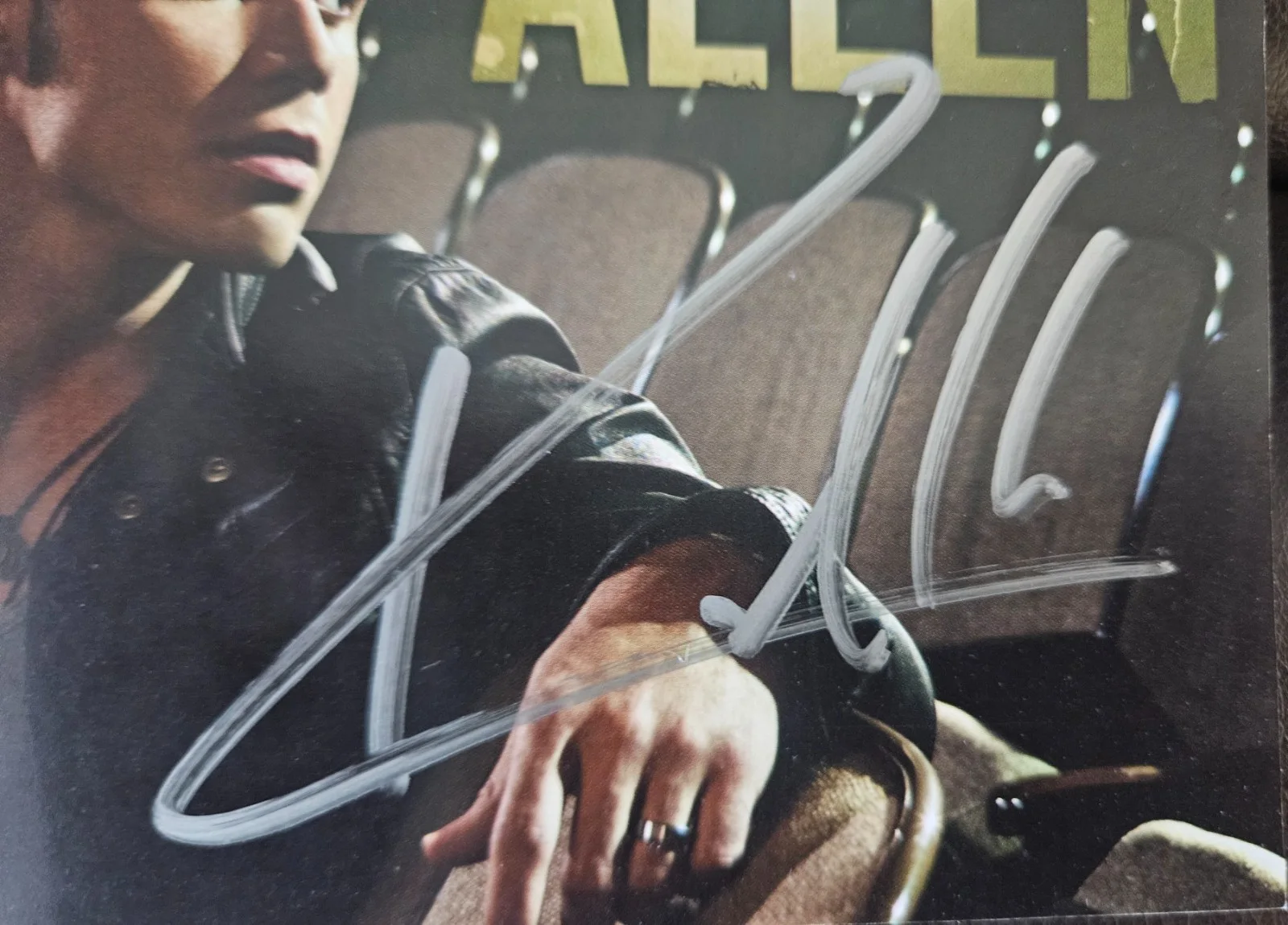 *SIGNED* Kris Allen self-titled CD (on front cover of sleeve insert), image 2