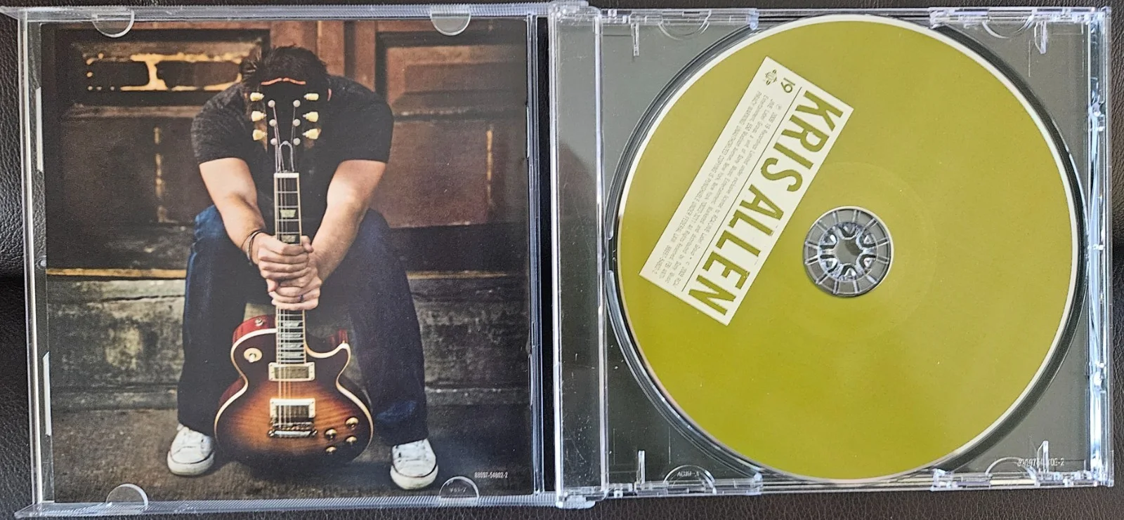 *SIGNED* Kris Allen self-titled CD (on front cover of sleeve insert), image 3