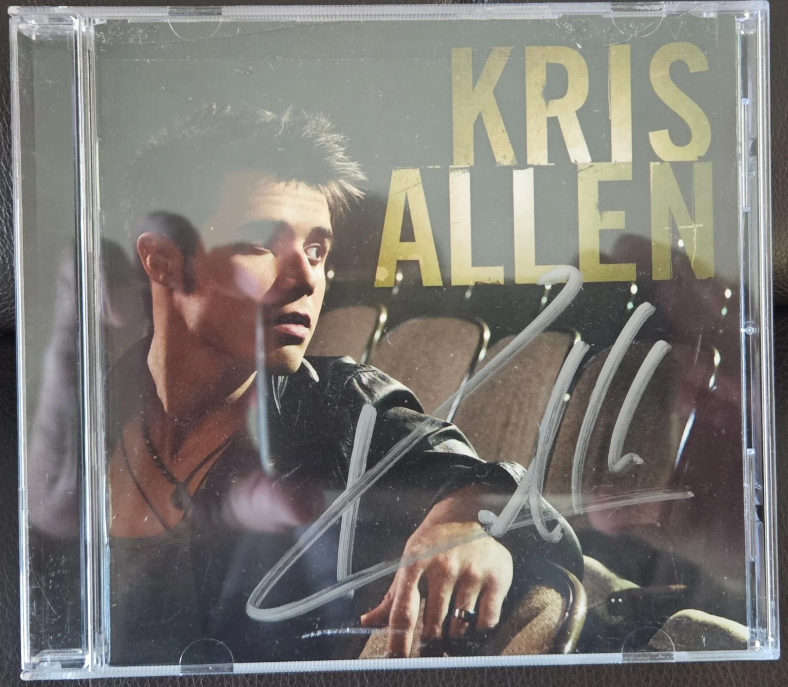 *SIGNED* Kris Allen self-titled CD (on front cover of sleeve insert), image 4