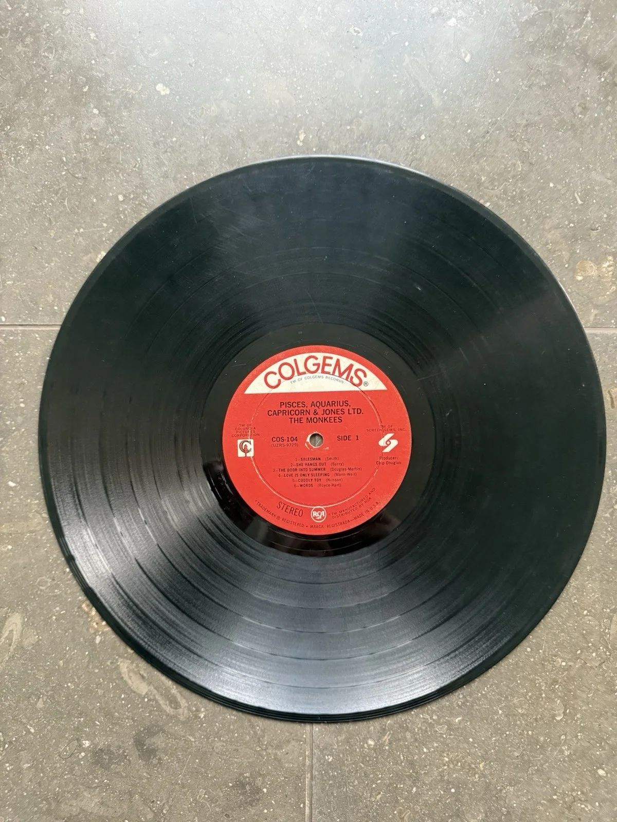 The Monkees autographed by ALL 4 Colgems record album, изображение 3
