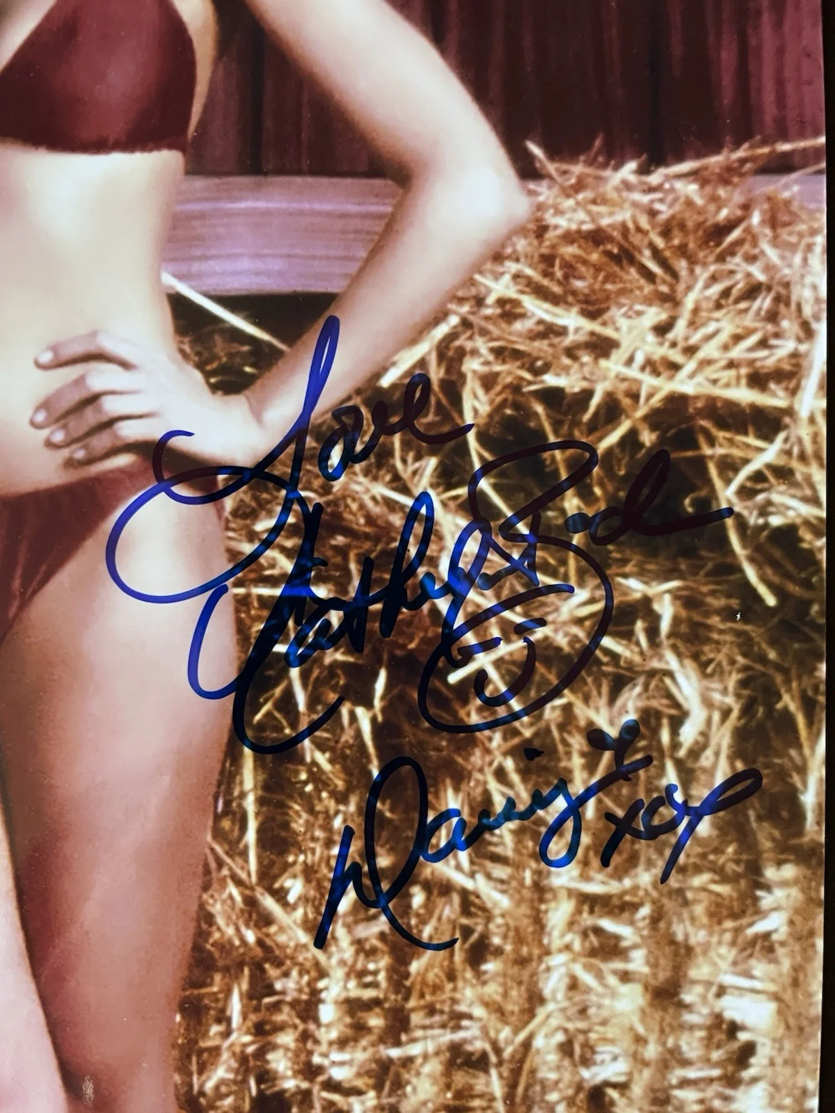 Catherine Bach — Catherine Bach Daisy Duke Signed Autographed 8X10 photo Dukes Of Hazzard JSA COA, изображение 2