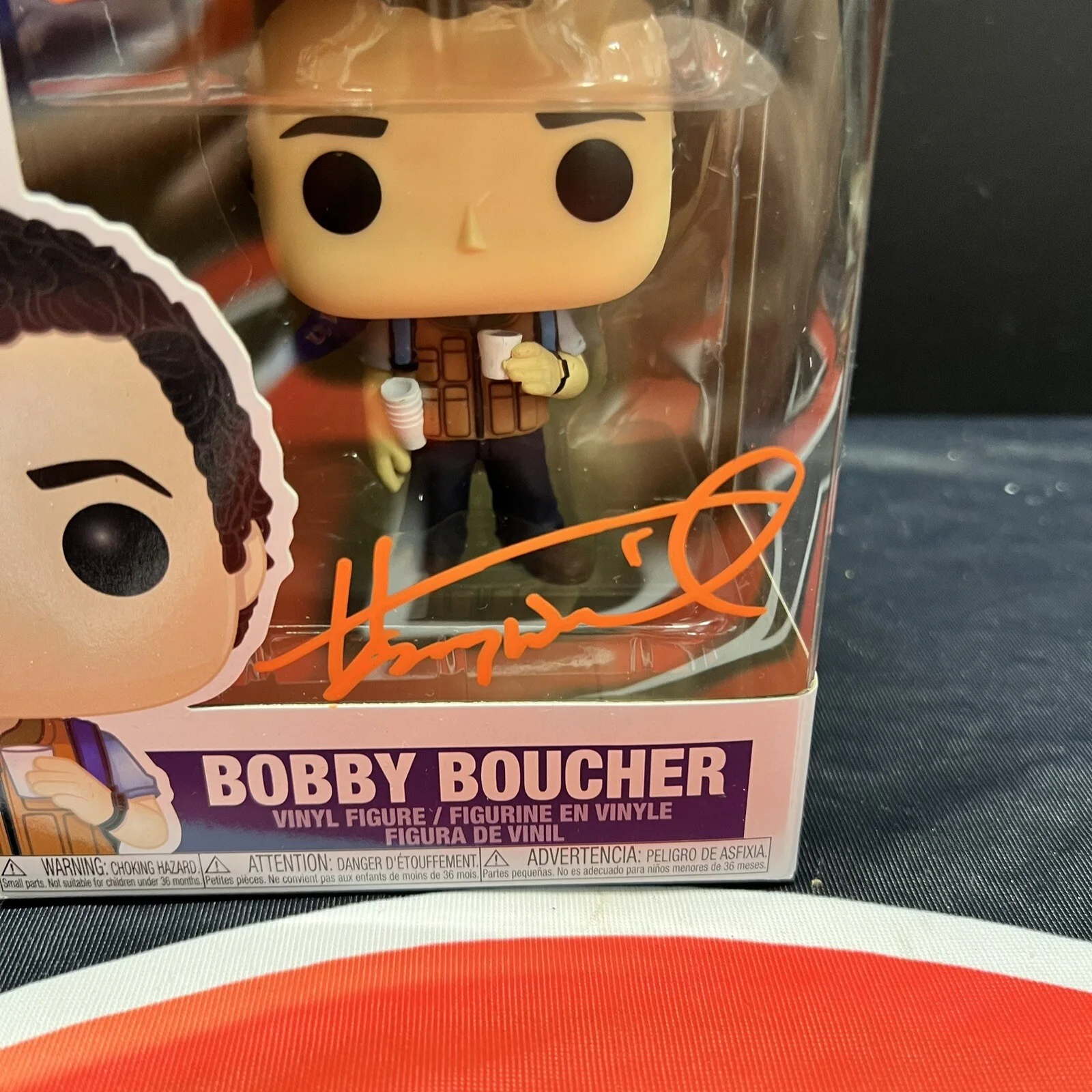Henry Winkler — Henry Winkler Autographed Funko Pop Adam Sandler Water Boy Steiner CX, изображение 2