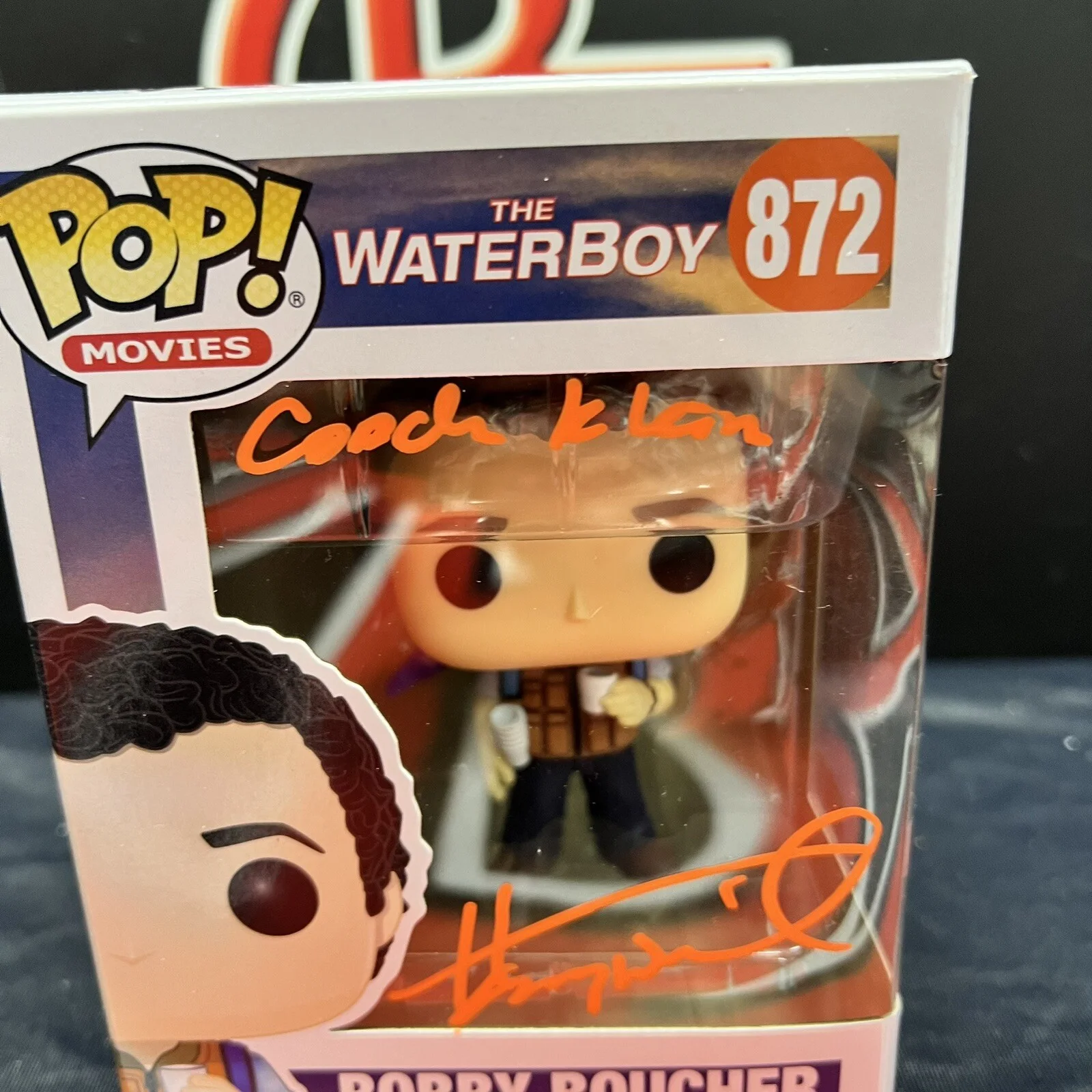 Henry Winkler — Henry Winkler Autographed Funko Pop Adam Sandler Water Boy Steiner CX, изображение 3