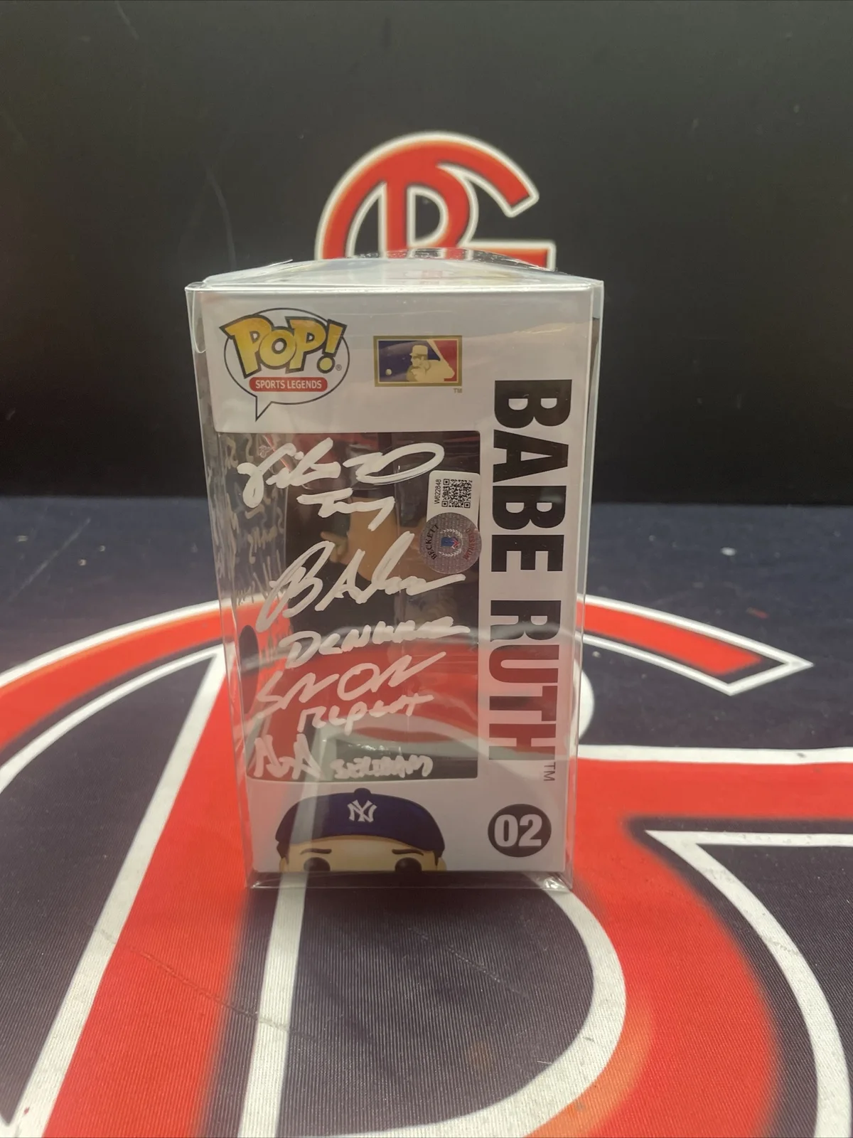 Patrick Renna — Cast Of The Sandlot Autographed Babe Ruth Funko Pop W/ Name Inscriptions Beckett, изображение 2