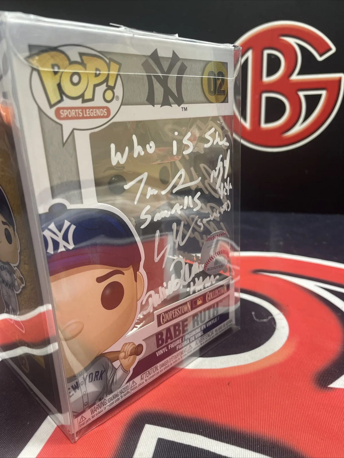 Patrick Renna — Cast Of The Sandlot Autographed Babe Ruth Funko Pop W/ Name Inscriptions Beckett, изображение 5
