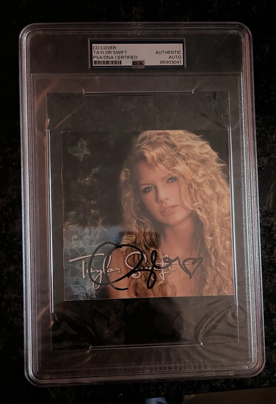 Taylor Swift Signed Autograph Debut Self-Titled CD Album Booklet COA PSA Perfect, изображение 2