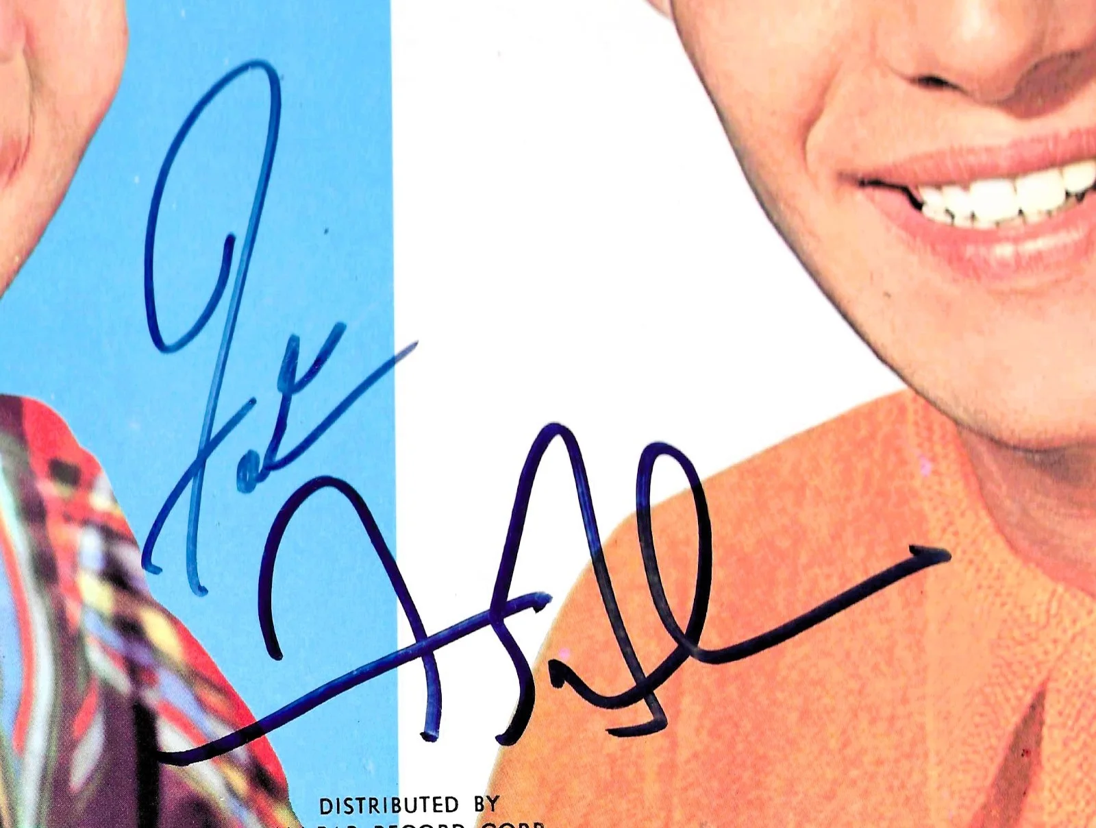 Fabian & Frankie Avalon Signed LP ... with UACC COA ..., image 2
