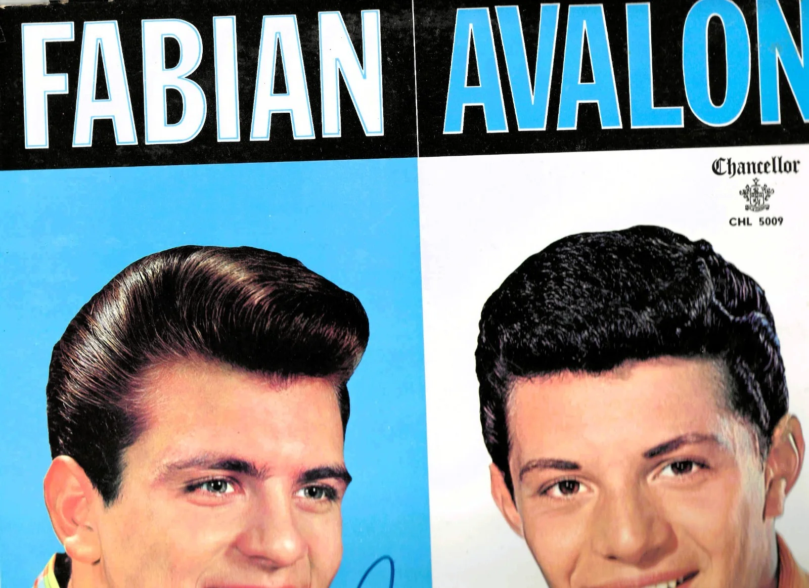 Fabian & Frankie Avalon Signed LP ... with UACC COA ..., image 5
