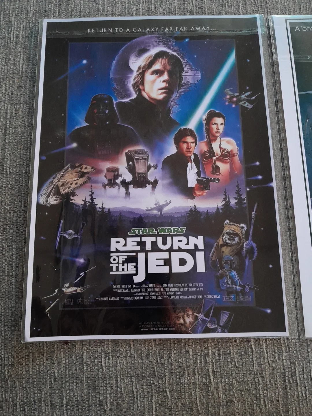 Vintage Movie posters Star Wars X 2 Repro 30x21cm, image 3