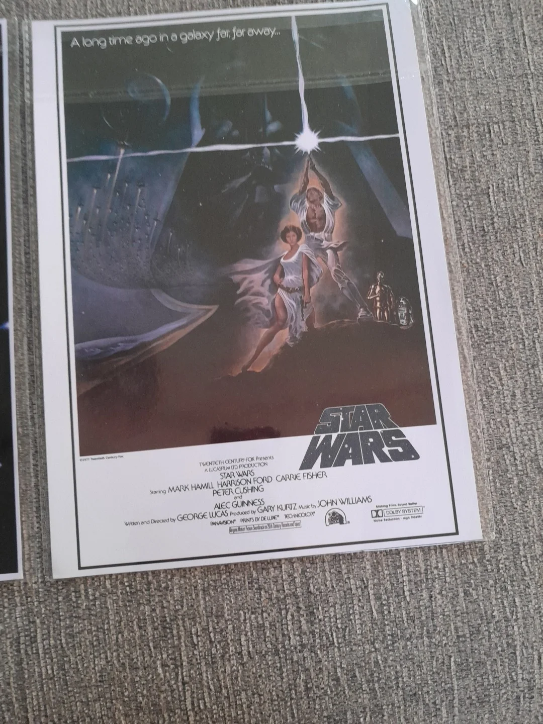 Vintage Movie posters Star Wars X 2 Repro 30x21cm, image 4