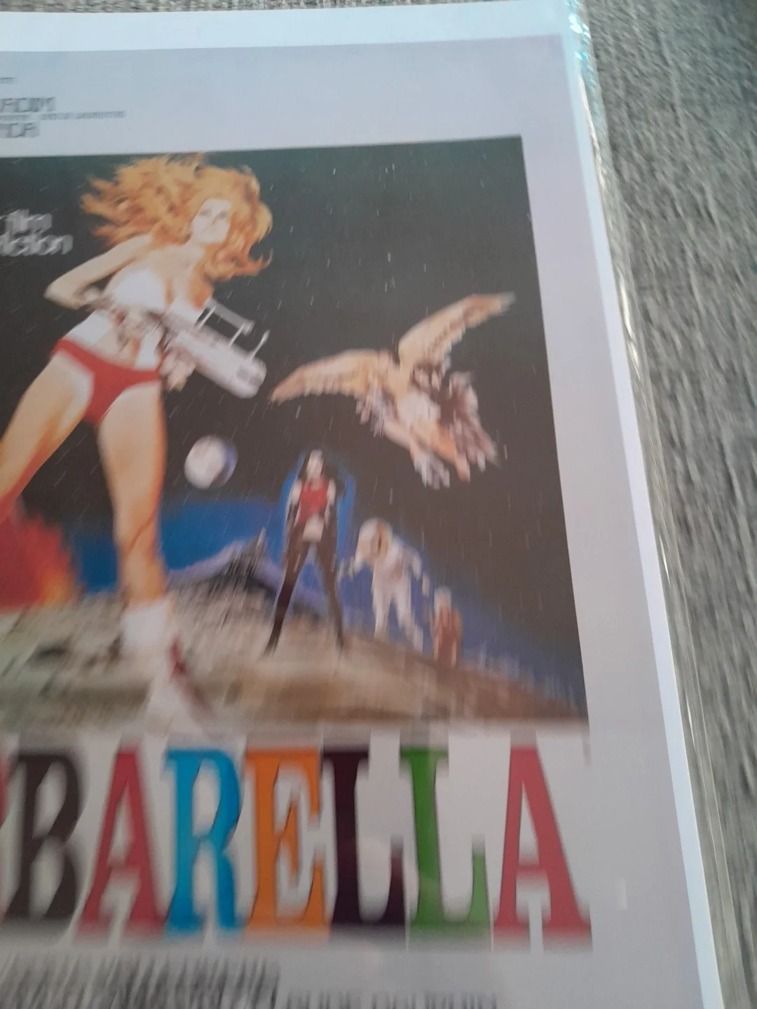 Vintage BARBARELLA Movie Poster Repro, image 3