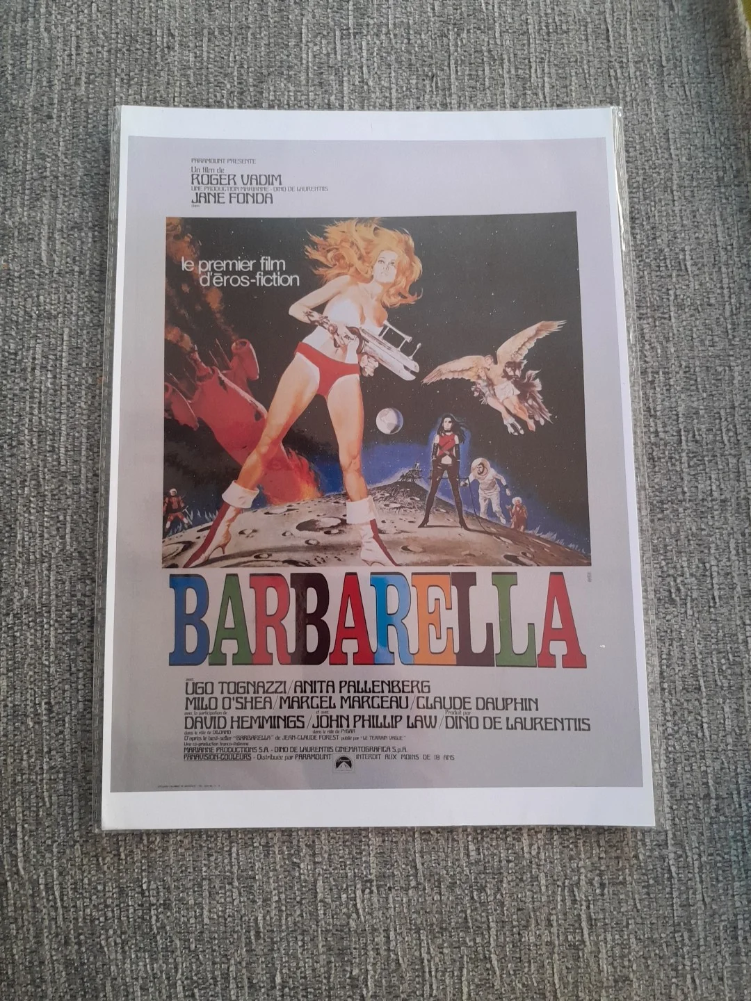 Vintage BARBARELLA Movie Poster Repro, image 5