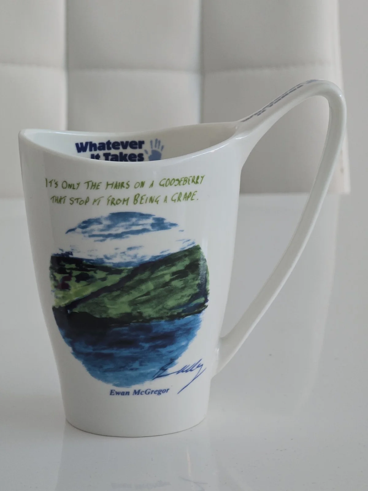 EWAN MCGREGOR MUG -WHATEVER IT TAKES - NEW IN BOX, image 5