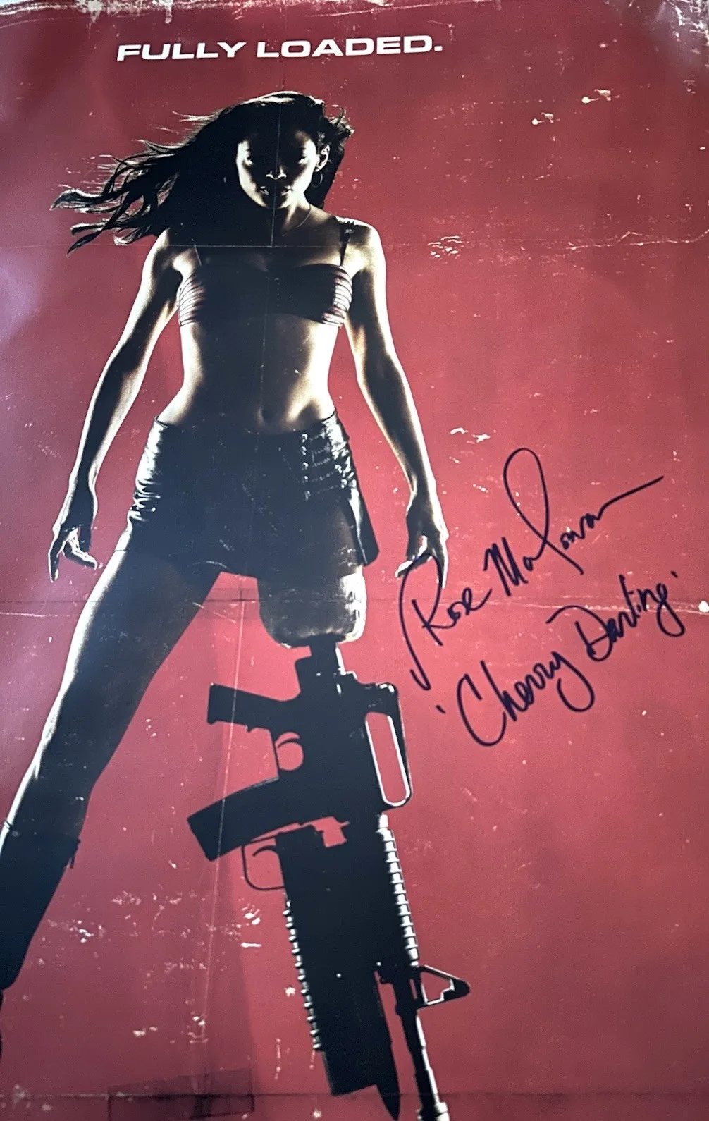 Rose McGowan — SALE Rose McGowan Sign “Planet Terror” 24x36 Authenticated Seal Movie Poster, изображение 2