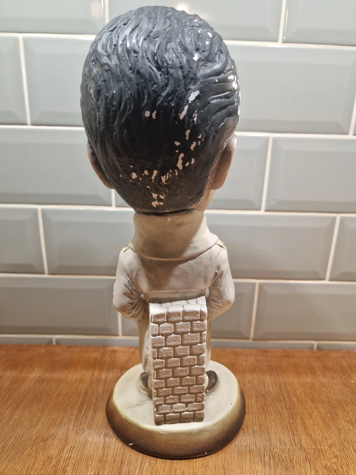 Vintage Esco (?) 'Big Head' Humphrey Bogart Chalkware Statue Figurine 1970's, изображение 4