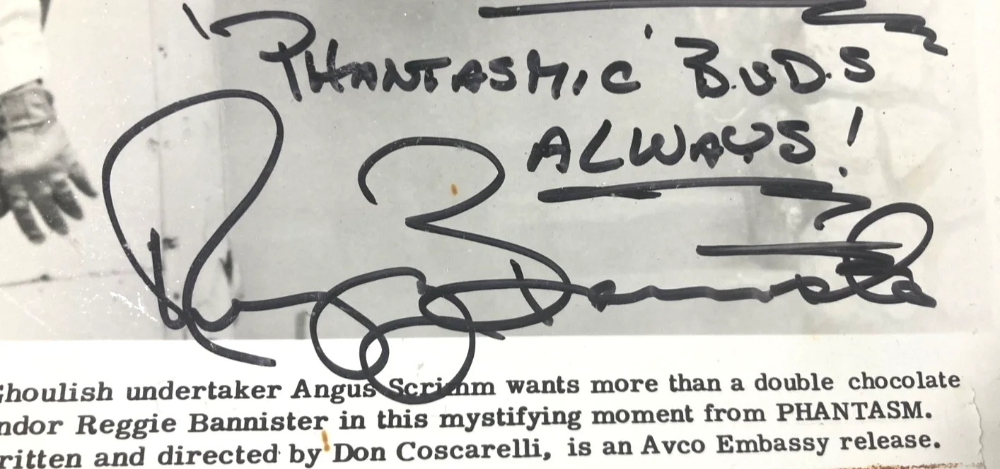 REGGIE BANNISTER Good Humor Man PHANTASM SIGNED 8 X 10 PHOTO Personalized, изображение 2