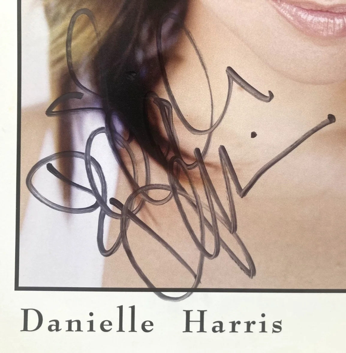 DANIELLE HARRIS Signed 8 x 10 PHOTO Personalized, image 2