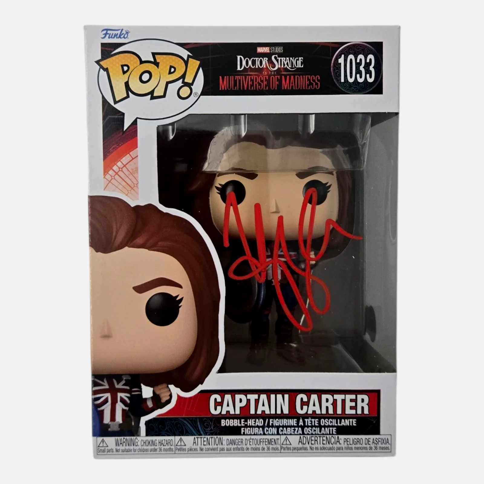 Hayley Atwell — Hayley Atwell Signed Funko Captain Carter Autograph Marvel MCU Beckett COA
