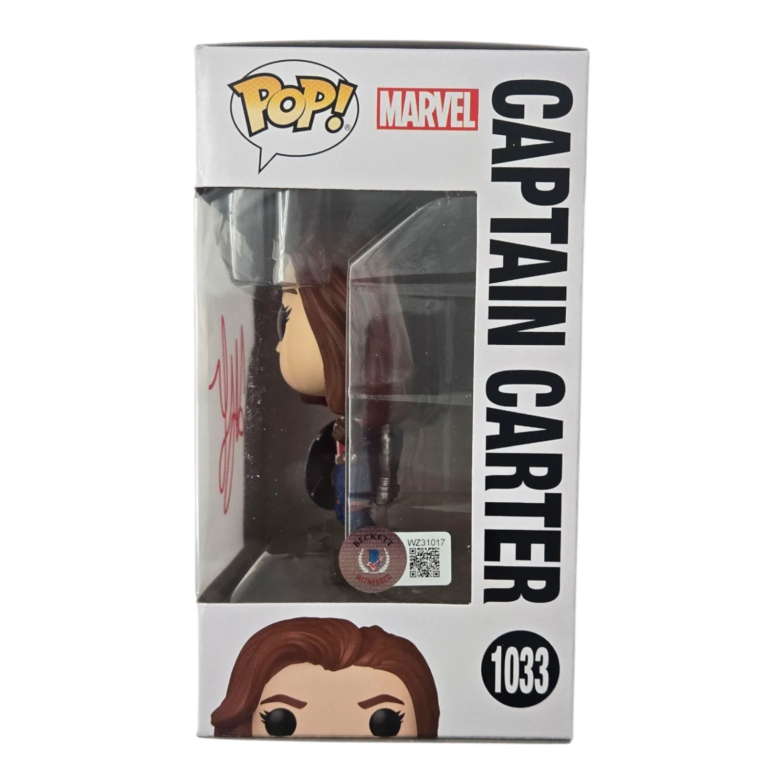 Hayley Atwell — Hayley Atwell Signed Funko Captain Carter Autograph Marvel MCU Beckett COA, image 2