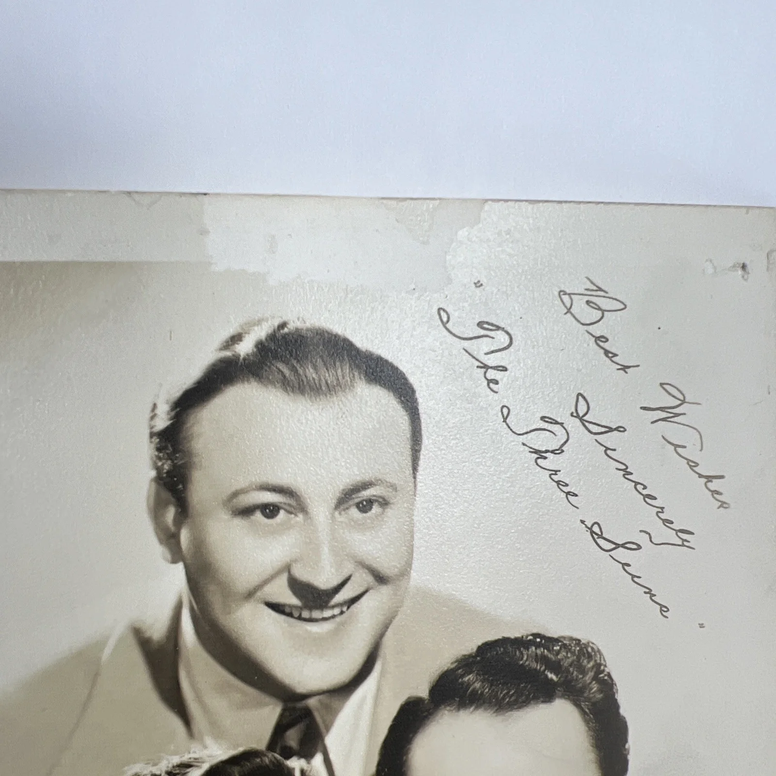 Signed Photo The Three Sons Fan Photo 1930s, изображение 2