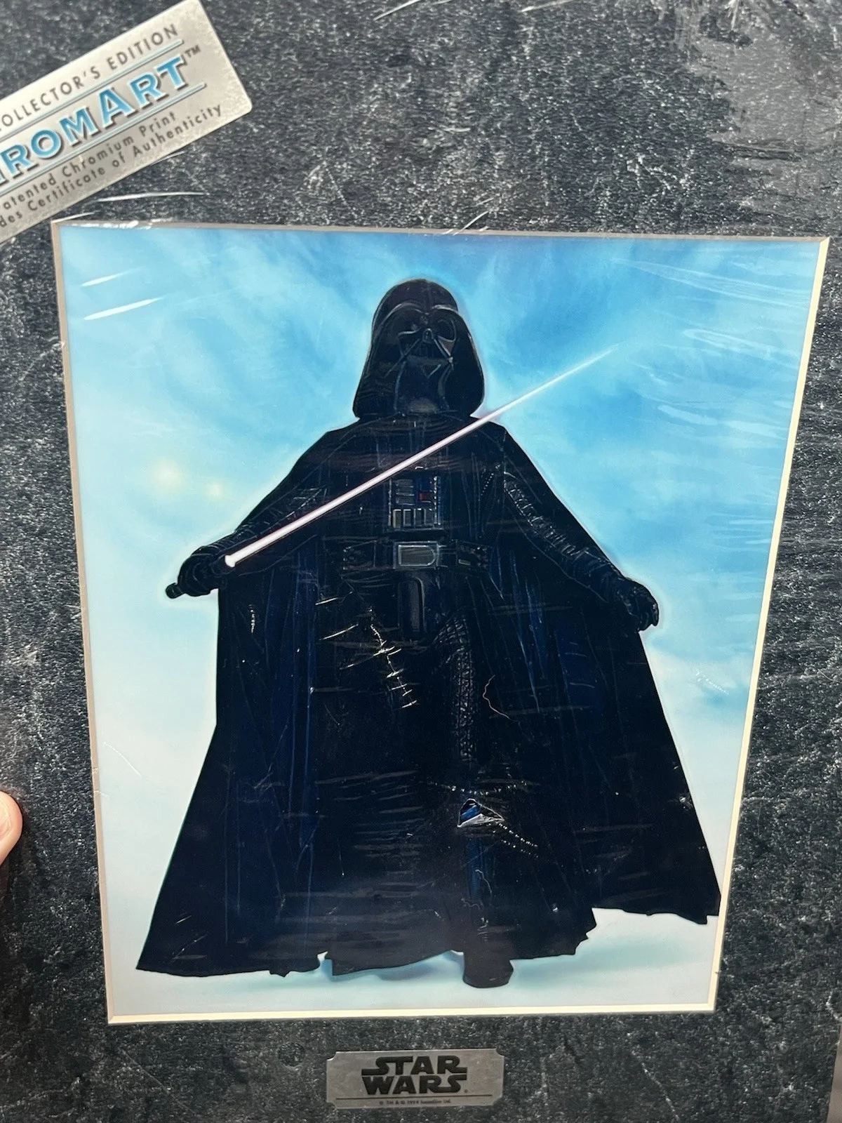 Star Wars - Empire Strikes Back ChromArt Poster - Darth Vader w/ COA, image 5