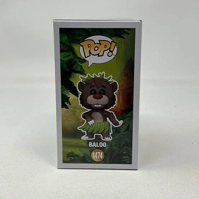 Bruce Reitherman Signed Mowgli Disney The Jungle Book Baloo Funko Pop #1474 COA, изображение 3