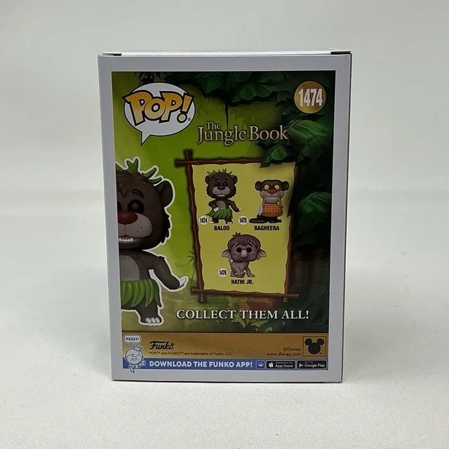 Bruce Reitherman Signed Mowgli Disney The Jungle Book Baloo Funko Pop #1474 COA, изображение 4