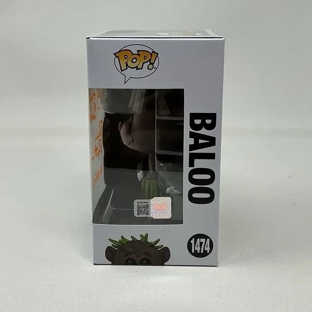 Bruce Reitherman Signed Mowgli Disney The Jungle Book Baloo Funko Pop #1474 COA, изображение 5