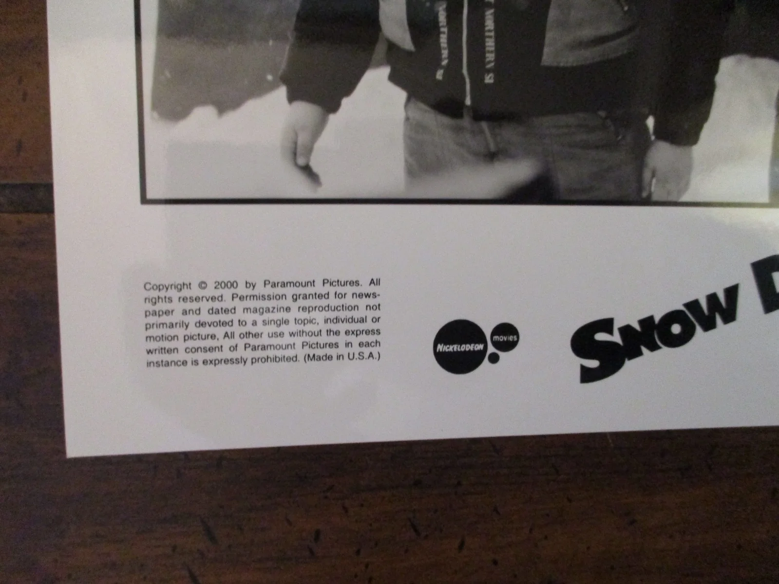 Josh Peck/Chris Elliott(SNOW DAY)2000 10 x 8 Glossy Black and White Press Photo, image 3