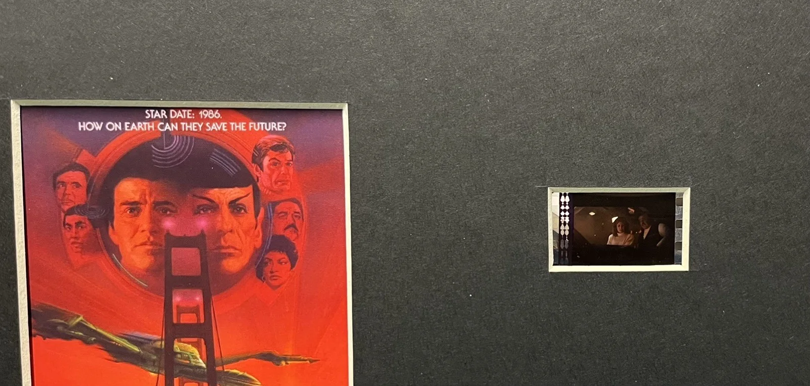 STAR TREK .THE VOYAGE HOME . 35mm Film Cell Mounted Display, image 3