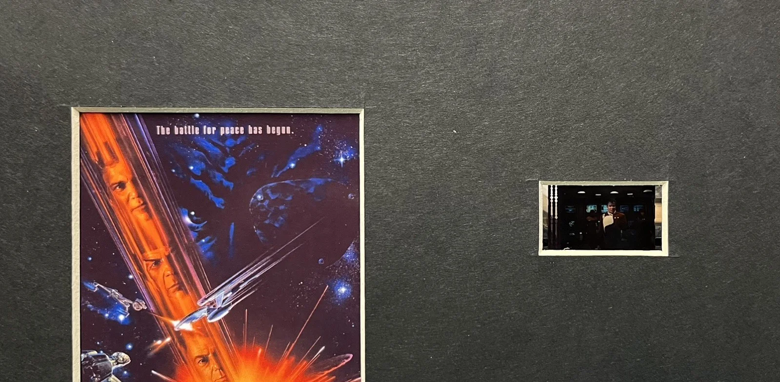 STAR TREK .THE UNDISCOVERED COUNTRY . 35mm Film Cell Mounted Display, image 3