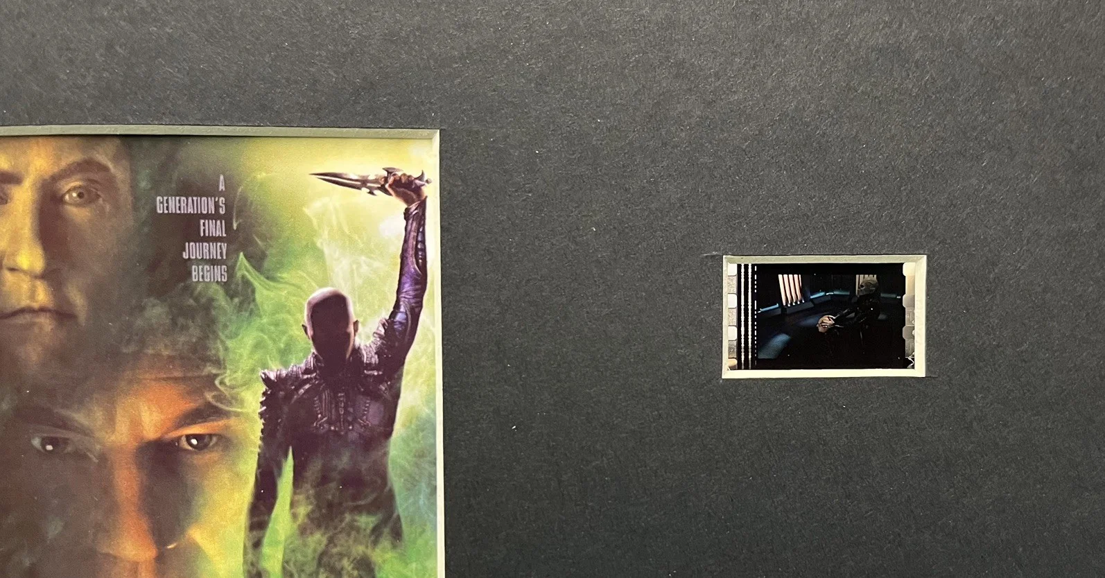 STAR TREK . NEMESIS . 35mm Film Cell Mounted Display, image 3